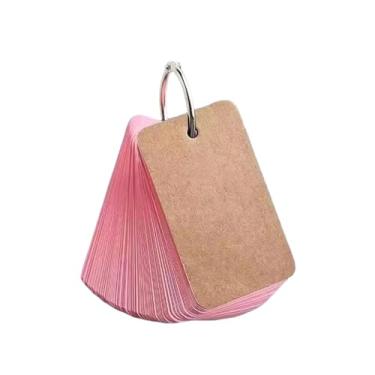 Imagem de 100 cartolina, cartões em branco – papelão rígido rosa, fácil de armazenar e transportar, ideal para estudo e escritório