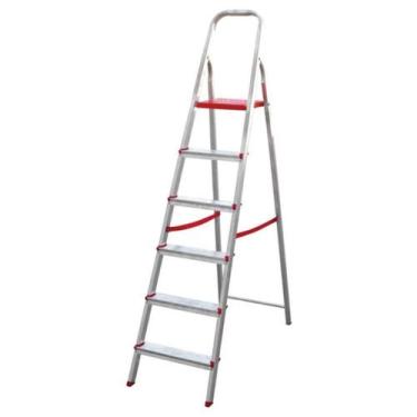 Imagem de Escada de Alumínio Doméstica 6 Degraus BOTAFOGO