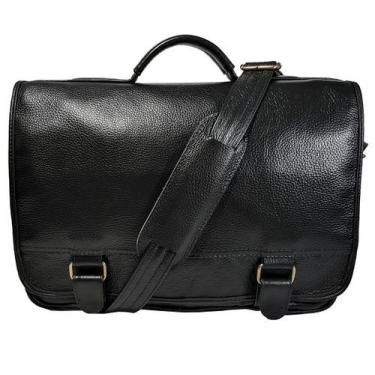 Imagem de Bolsa Pasta Executiva De Couro Masculina Notebook Documentos - Le Voya