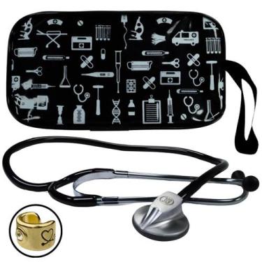 Imagem de Estetoscopio Simples Esteto Leve Premium Barato Mais Vendido - PA MED,