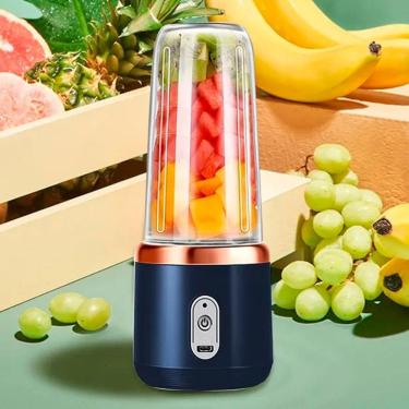 Imagem de Liquidificador Portátil 400Ml Usb Ideal Para Frutas E Whey