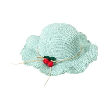 Imagem de Chapéu de Sol de Palha com Proteção UV para Meninos e Meninas - Inclui