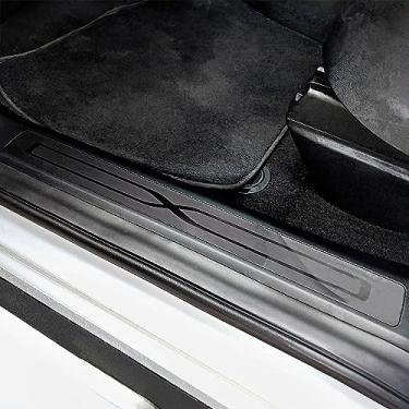 Imagem de EV WRAPS Protetor de soleira da porta dianteira Tesla Model X (transparente)
