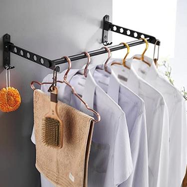 Imagem de EESCZVGBDX Estante de secagem de roupas para ambientes internos ao ar livre, escorredor de roupas dobrável em ambientes internos, rack de secagem de metal para economia de espaço para lavanderia