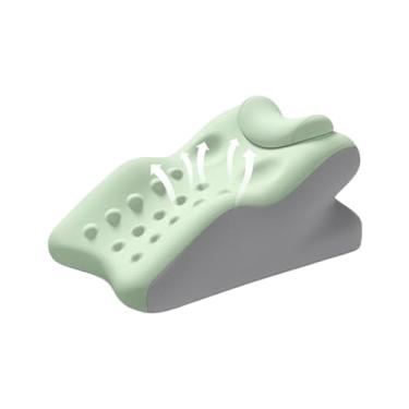 Imagem de Travesseiros inclinados para dormir | Almofada ergonômica de cama com cunha para dormir – Almofada de apoio para o pescoço, espuma viscoelástica para ronco, refluxo ácido, perna do corpo, sentado