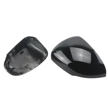 Imagem de Capa de fibra de carbono para espelho lateral de porta retrovisor de carro compatível com Benz W177 V177 C118 X118 2018-2023 (preto)