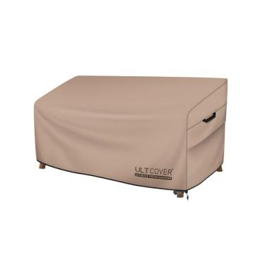 Imagem de ULTCOVER Capa de sofá para móveis de pátio, 188 cm L x 89 cm P x 89 cm A, impermeável, para sofá de 3 lugares