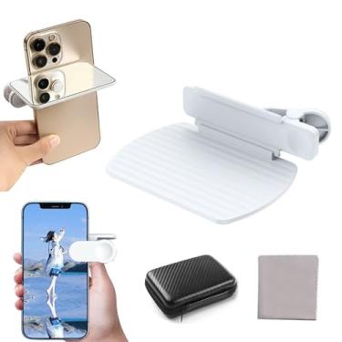 Imagem de Kit de Clipes Reflexão para Câmera Smartphone Portátil com Clip Telefone Ajustável Alto- Bolsa Transporte e Pano Limpeza Aprimorar Habilidades Fotografia Capturar Momentos Incríveis Viagem Instalação