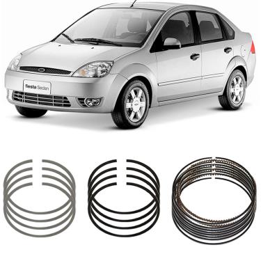 Imagem de Jogo Anel Segmento 0.50 Ford Ecosport Fiesta Focus Ka 1.6 8V