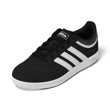 Imagem de adidas Tênis feminino de basquete Hoops 4.0, Preto/branco/preto, 37