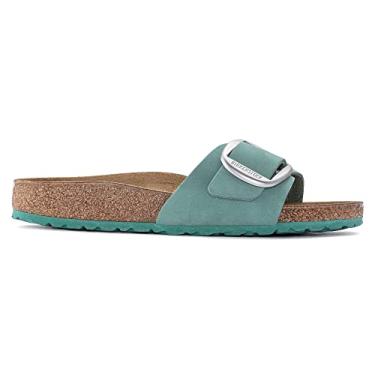 Imagem de Birkenstock Sandália Madrid unissex adulto com fivela grande estreita, Turquesa, 40
