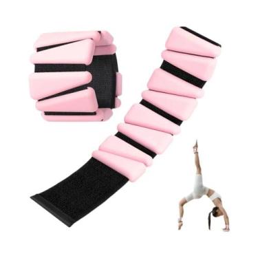 Imagem de Pesos Ajustáveis Para Pulso E Tornozelo 2-4lbs Treinamento De Força Em