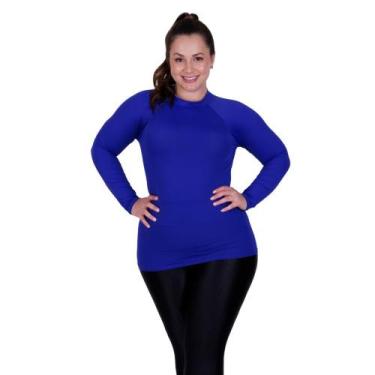 Imagem de Blusa Plus Size Térmica Segunda Pele Blusa Proteção Solar UV 50+ - c2 