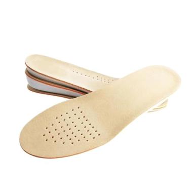 Imagem de THJKUPO Palmilha de aumento para homens/mulheres, sapatos que aumentam a altura, enchimentos de almofadas para cuidados com os pés, solas confortáveis para sapatos (3,5 cm)
