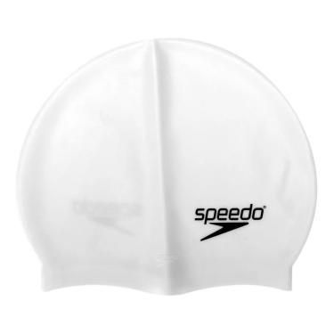 Imagem de Touca De Natação Speedo 100% Silicone Flat Cap Adulto-Unissex