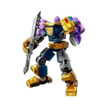 Imagem de Blocos De Montar Super-Heróis Vingadores Thor Homem De Ferro Thanos Fi