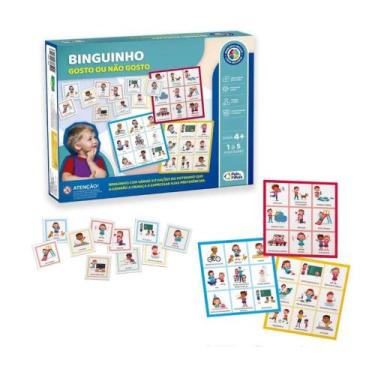Imagem de Jogo Binguinho Gosto ou Não Gosto - Pais e Filhos - PAIS E FILHOS (GAL