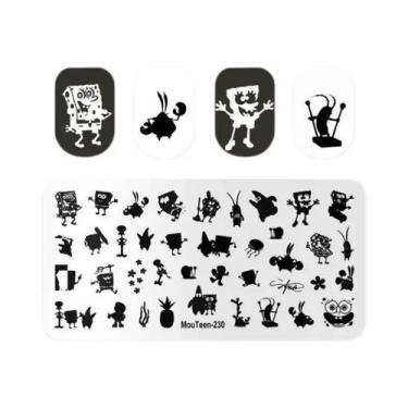 Imagem de Placas De Estampagem De Unhas Disney Natal Mickey Inverno Neve MouTeen