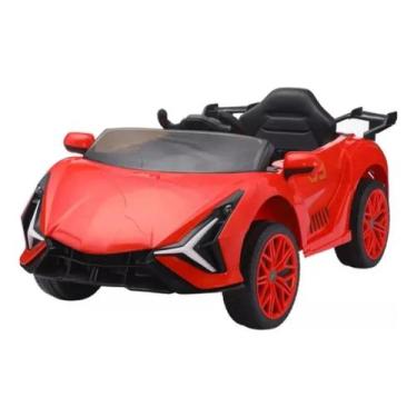 Imagem de Mini carro eletrico infantil 12v com controle remoto vermelho importwa