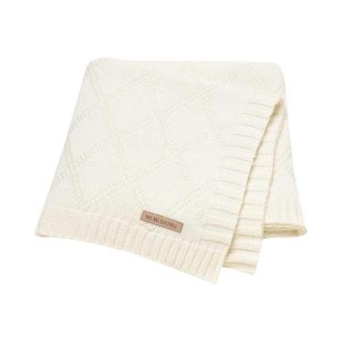 Imagem de Cobertores De Algodão Unissex Para Bebês 90x70cm, Enrolador Para Recém