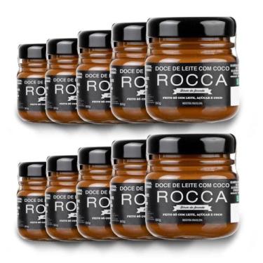 Imagem de Doce De Leite Rocca Com Coco Kit 10 Caixas