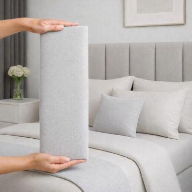 Imagem de Cabeceira Estofada Quarto Cama King Size Box Modulada 2m - - Soft Deco