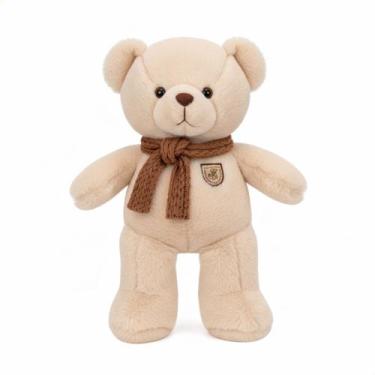 Imagem de Urso de Pelúcia Gigante 55cm com Gravata Marrom Macio Antialérgico com