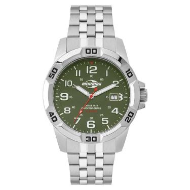 Imagem de Relógio Mormaii Masculino Steel Basic Prata - MO2317AD/1V-Masculino