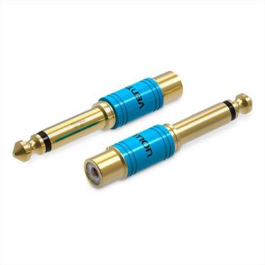 Imagem de Adaptador Plug P10 Macho Para RCA Femea Profissional Vention