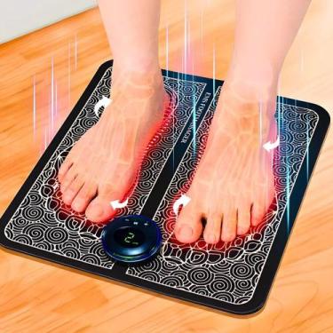 Imagem de Massageador Para Pés Pernas Ems Tapete Magnético Relaxante - ALfa
