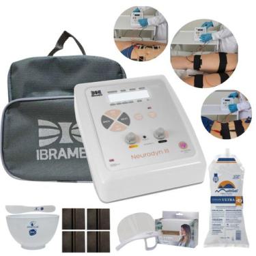 Imagem de Neurodyn III Ibramed TENS FES 2 Canais com 25 Protocolos e Acessórios 
