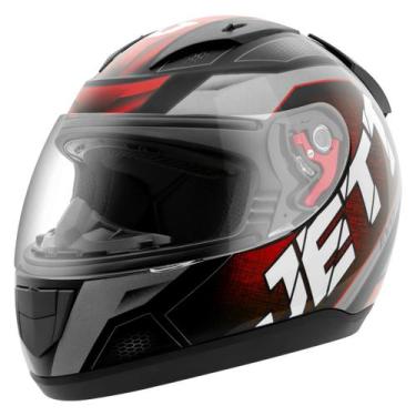 Imagem de Capacete Moto Fechado Jett Evo Line - Pro tork, VERMELHO, 60