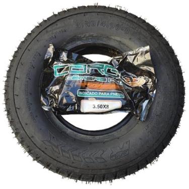 Imagem de Pneu Mini Veiculos Carrinho Praia 400-8 4 L + Camara Ar - RX TIRES