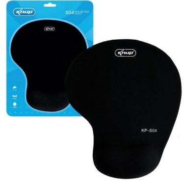 Imagem de Mousepad Ergonômico Com Apoio De Pulso Em Gel 22x21cm Knup