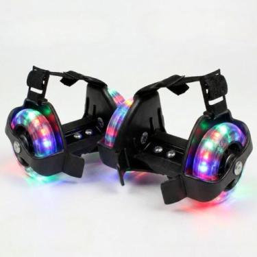 Imagem de Patins roller adaptador p/ tênis luz led infantil ajustável - Marca
