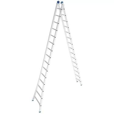 Imagem de Escada Extensiva Aluminio 4em1 8,37mt 2x15 Degraus Real EX15