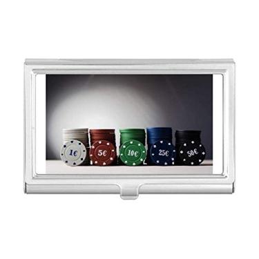 Imagem de Estojo com porta-cartões para fotos e jogos de cartas com chip para jogos e cartões de visita