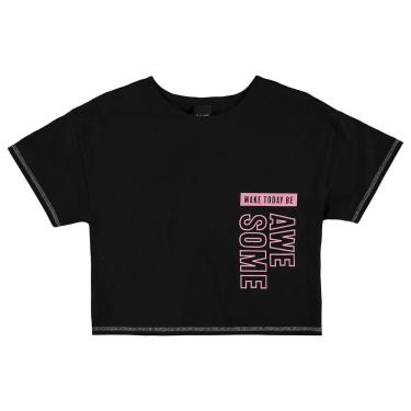 Imagem de Blusa Cropped Manga Curta Estampada Malwee Ref:1000097420 10/16