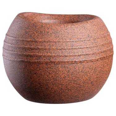 Imagem de Vaso Redondo Búzios Café 13,5cm Terrano