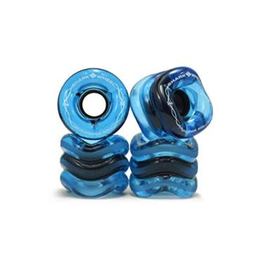 Imagem de Rodas de skate Shark Wheel 60 mm 78a | Rolo Califórnia | Pacote com 4 (safira, 60 mm)