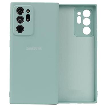Imagem de Para Samsung Galaxy Note 20 Ultra 5G Note20 Note20 Ultra Case Proteção de Câmera Capa de Silicone Macio Escudo Protetor de Toque Sedoso, Azul Claro, Para Nota 20