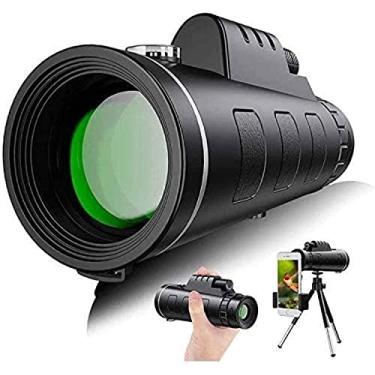 Imagem de Telescópio monocular, 40X60 de alta potência com suporte para smartphone Monocular à prova d'água IPX7 para observar o acampamento Caminhadas Viagens - Vida interessante