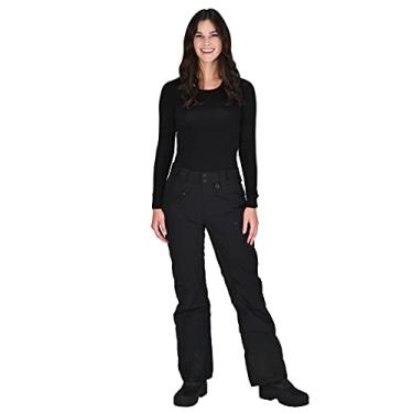 Imagem de Calça de neve feminina Arctix com isolamento premium, Preto, X-Small (0-2) Regular