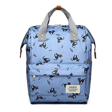 Imagem de Bolsa multifuncional para troca de fraldas para bebês, bolsa de fraldas portátil Mochila de viagem, 26 * 15 * 38 cm, para mamãe e papai Alta capacidade