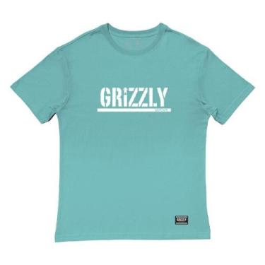 Imagem de Camiseta Grizzly Stamp Tee Masculina Verde