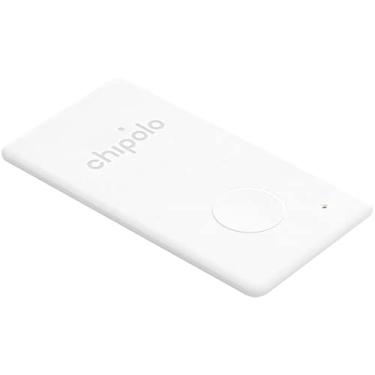 Imagem de Chipolo CARD - 1 pacote - Localizador de carteira, rastreador Bluetooth para carteira, controle remoto, Funciona com Chipolo App (compatível com iOS e Android) BRANCO