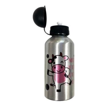 Imagem de Garrafa Squeeze Aluminio 500ml Vaquinha Muuu - Montanha