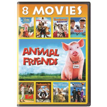 Imagem de Animal Friends: Babe / Evan Almighty / Beethoven's Big Break / Flipper / Ed / Beethoven's 5th / Two Brothers / Rocky & Bullwinkle (2 Dvd)