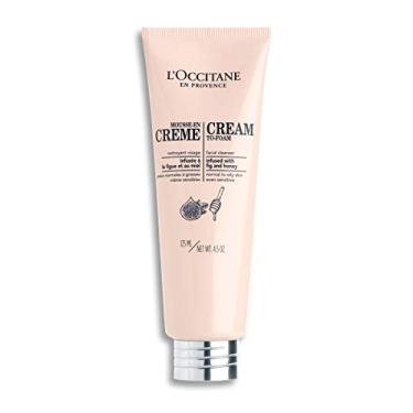 Imagem de L'Occitane Cream-to-Foam Facial Cleanser Infused with Fig and Honey for Normal to Oily Skin, Net Wt. 130ml