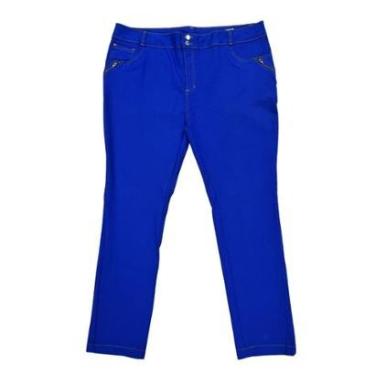Imagem de Calça Bengaline Feminina Slim Básica Com Elastano Plus Size 50 Ao 56 Givy-Feminino